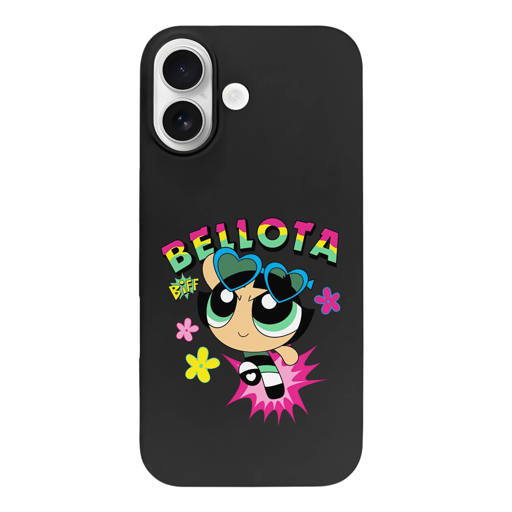 パワパフガールズ グッズ バターカップ - iPhone 17 シリーズ シリコンケース 薄型 耐衝撃 指紋防止 ソフトタッチカバー 精密フィット 傷防止 保護ケース iPhone 17/17 Air/17 Pro/17 Pro Max 対応